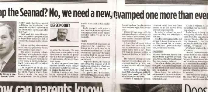 My latest column in Friday's Herald
