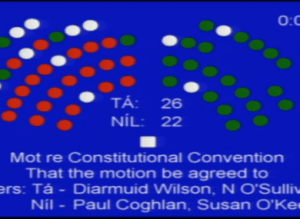 Government just defeats Seanad attempt to refer abolition to Constitutional Convention